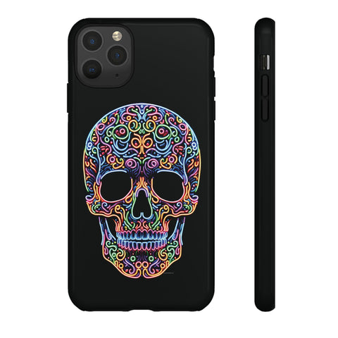 Neon Skull LSD - Dual-Layered Phone Case