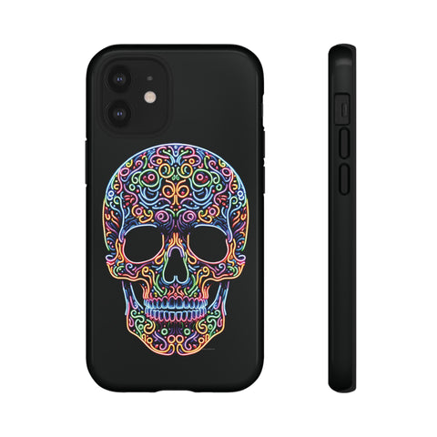 Neon Skull LSD - Dual-Layered Phone Case