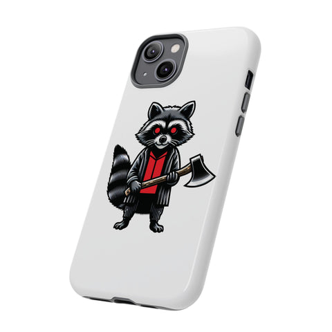 Axe Raccoon - Dual-Layered Phone Case