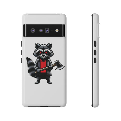 Axe Raccoon - Dual-Layered Phone Case