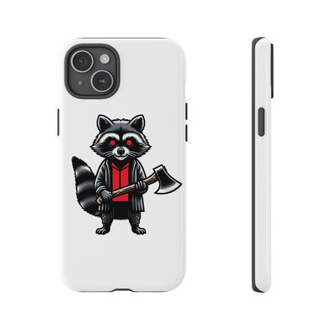 Axe Raccoon - Dual-Layered Phone Case