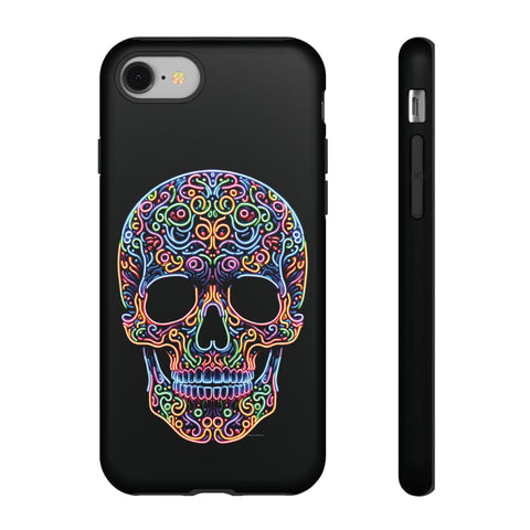 Neon Skull LSD - Dual-Layered Phone Case