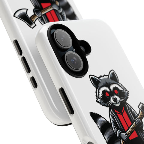 Axe Raccoon - Dual-Layered Phone Case