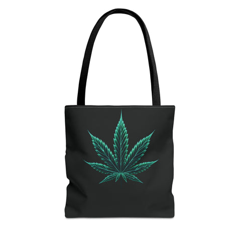 Neon Marijuana Leaf - AOP Tote Bag