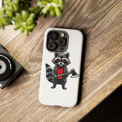 Axe Raccoon - Dual-Layered Phone Case