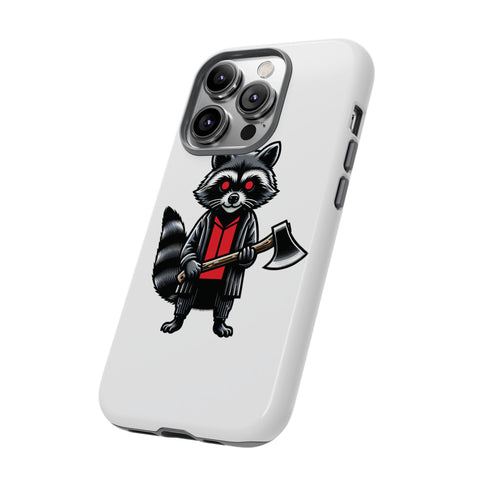 Axe Raccoon - Dual-Layered Phone Case