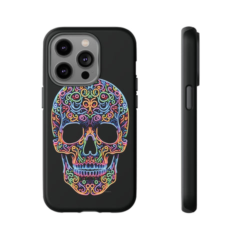 Neon Skull LSD - Dual-Layered Phone Case