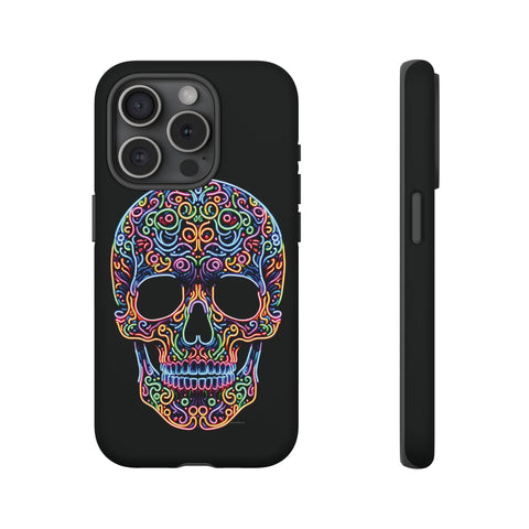 Neon Skull LSD - Dual-Layered Phone Case