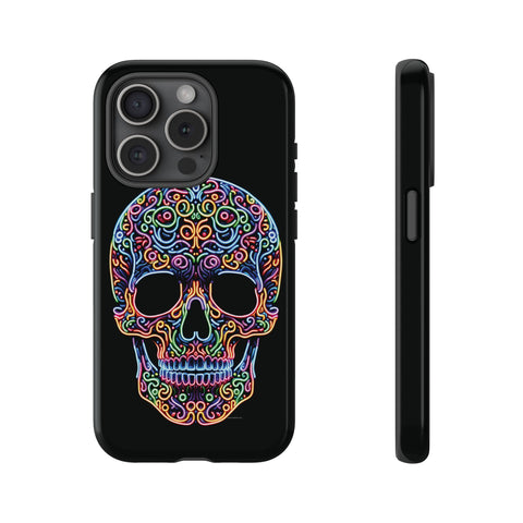 Neon Skull LSD - Dual-Layered Phone Case