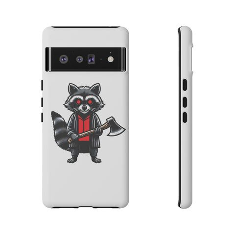 Axe Raccoon - Dual-Layered Phone Case