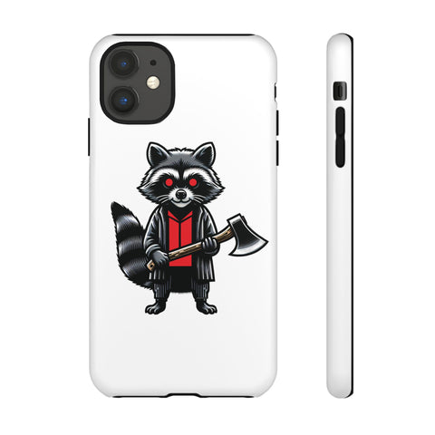 Axe Raccoon - Dual-Layered Phone Case