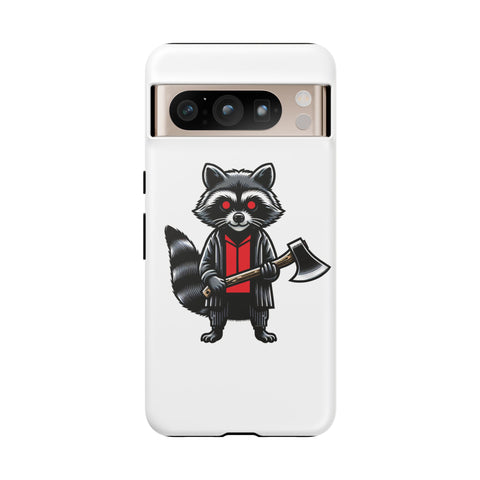 Axe Raccoon - Dual-Layered Phone Case