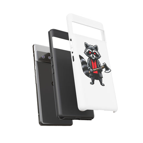 Axe Raccoon - Dual-Layered Phone Case