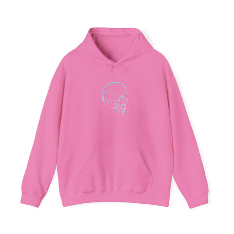 Neon Skull Pink Mint - Heavy Blend™ Hooded Sweatshirt