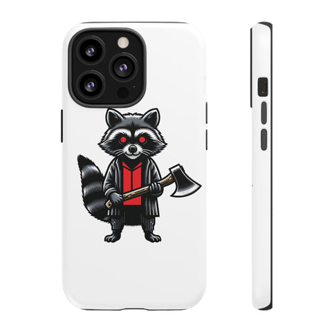 Axe Raccoon - Dual-Layered Phone Case