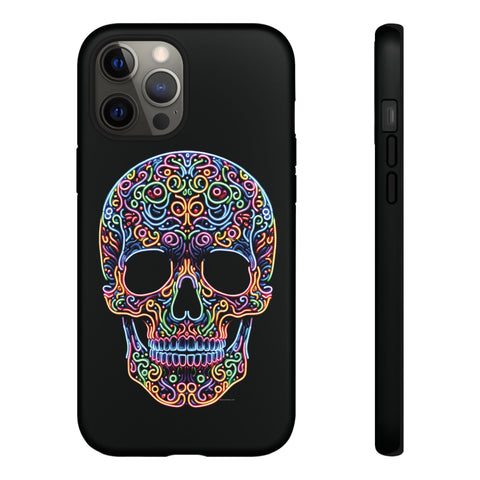 Neon Skull LSD - Dual-Layered Phone Case