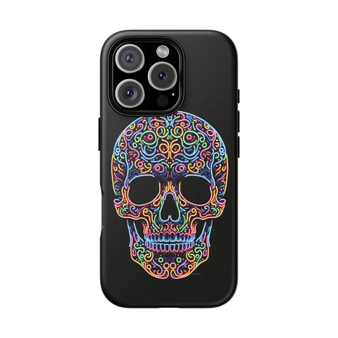 Neon Skull LSD - Dual-Layered Phone Case