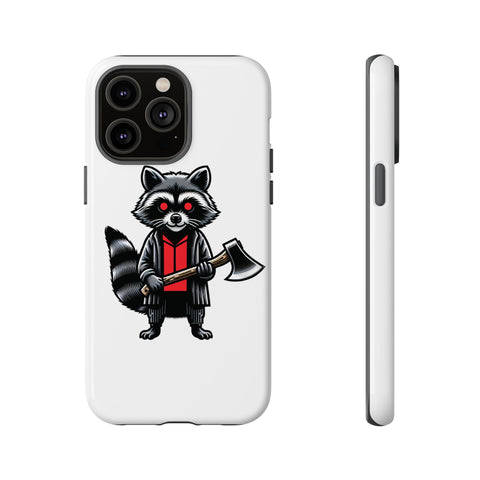 Axe Raccoon - Dual-Layered Phone Case