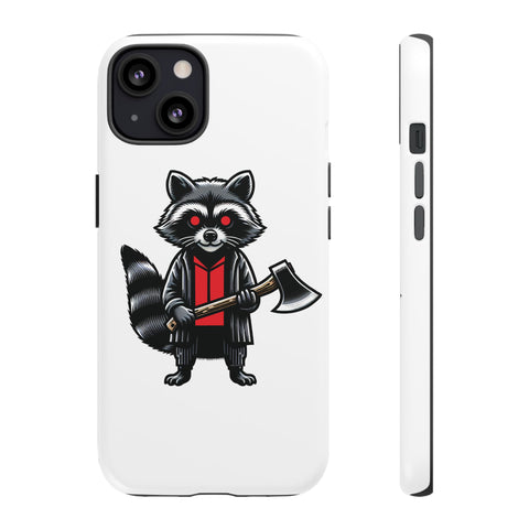 Axe Raccoon - Dual-Layered Phone Case