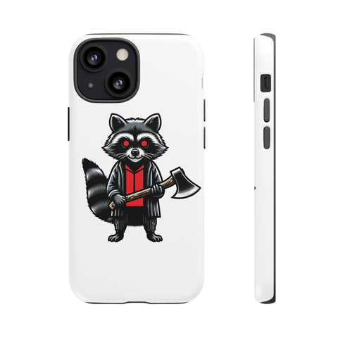 Axe Raccoon - Dual-Layered Phone Case