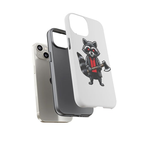 Axe Raccoon - Dual-Layered Phone Case