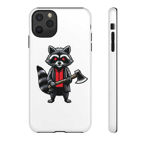 Axe Raccoon - Dual-Layered Phone Case