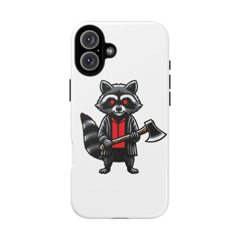 Axe Raccoon - Dual-Layered Phone Case