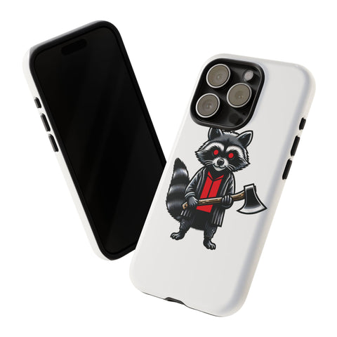 Axe Raccoon - Dual-Layered Phone Case