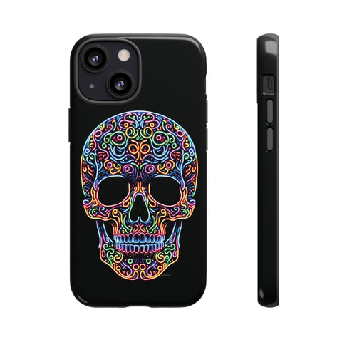 Neon Skull LSD - Dual-Layered Phone Case