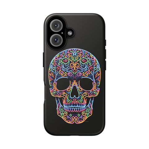 Neon Skull LSD - Dual-Layered Phone Case