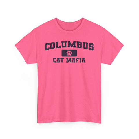 Columbus Cat Mafia - Heavy Cotton T-Shirt