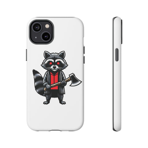 Axe Raccoon - Dual-Layered Phone Case