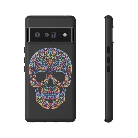 Neon Skull LSD - Dual-Layered Phone Case