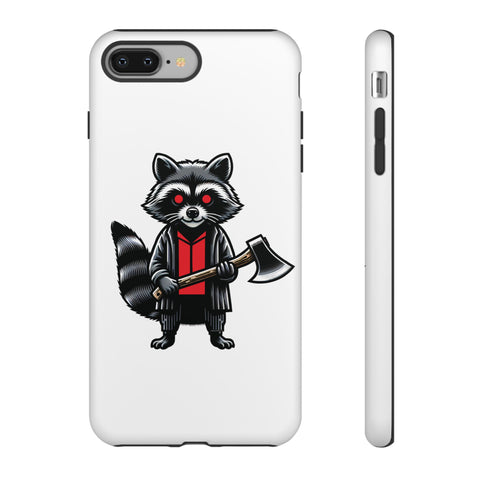 Axe Raccoon - Dual-Layered Phone Case