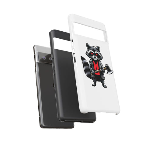 Axe Raccoon - Dual-Layered Phone Case