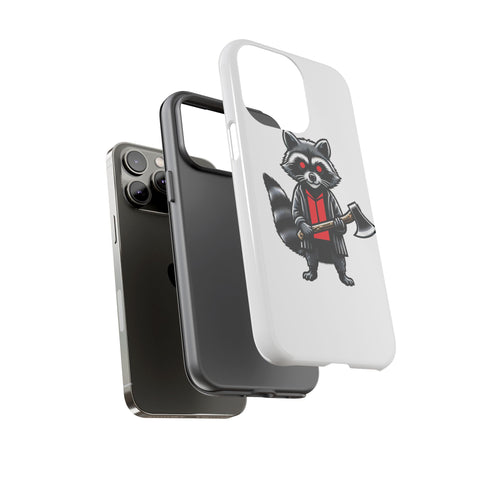 Axe Raccoon - Dual-Layered Phone Case