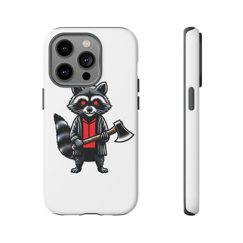 Axe Raccoon - Dual-Layered Phone Case