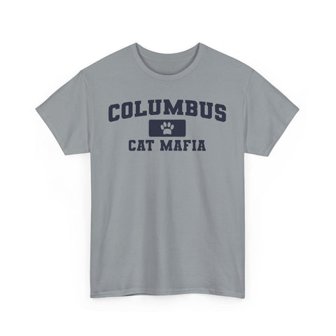 Columbus Cat Mafia - Heavy Cotton T-Shirt