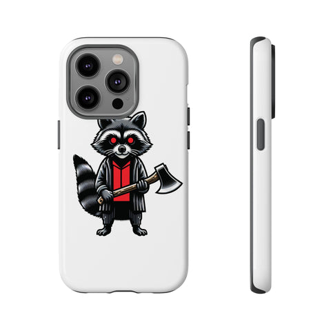 Axe Raccoon - Dual-Layered Phone Case