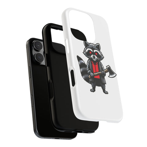 Axe Raccoon - Dual-Layered Phone Case