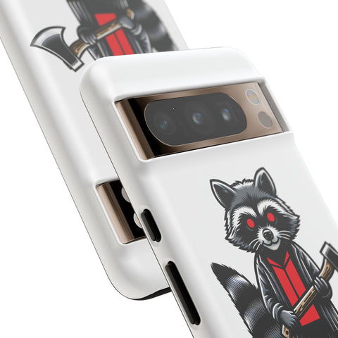 Axe Raccoon - Dual-Layered Phone Case