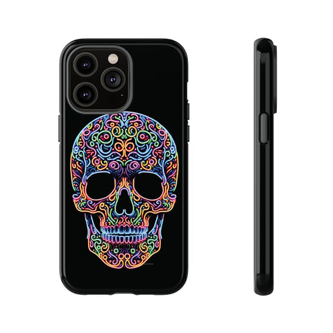 Neon Skull LSD - Dual-Layered Phone Case