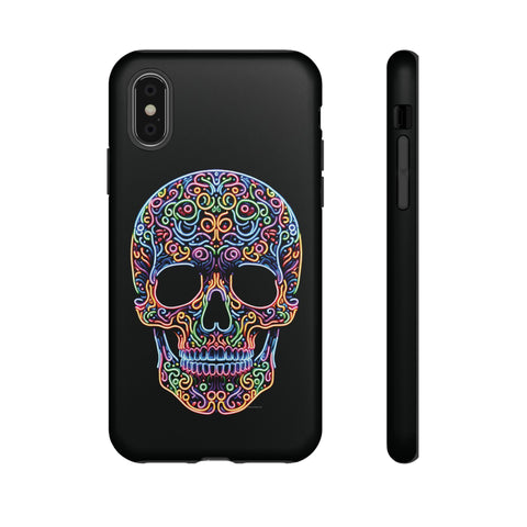 Neon Skull LSD - Dual-Layered Phone Case