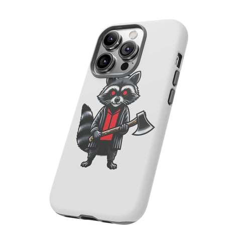 Axe Raccoon - Dual-Layered Phone Case