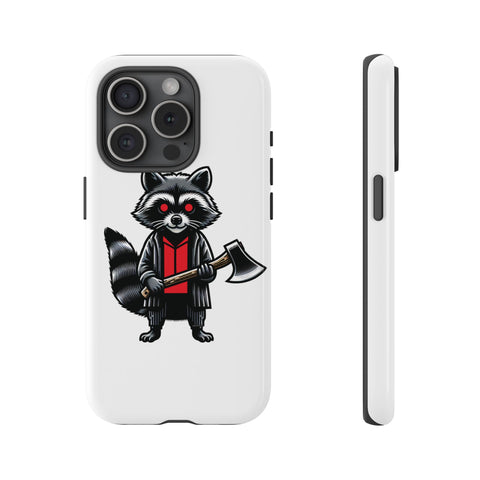 Axe Raccoon - Dual-Layered Phone Case