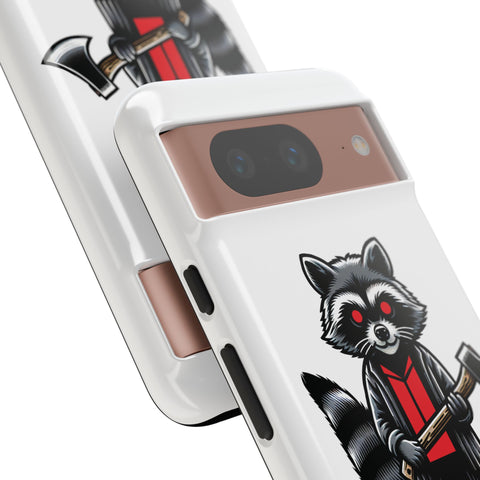 Axe Raccoon - Dual-Layered Phone Case