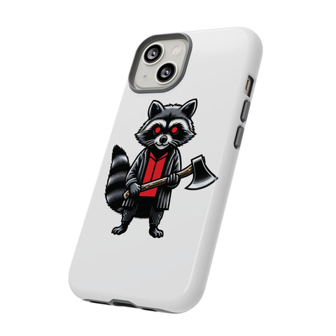 Axe Raccoon - Dual-Layered Phone Case