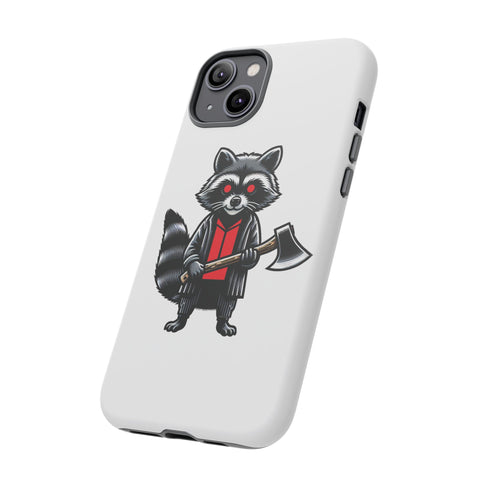 Axe Raccoon - Dual-Layered Phone Case