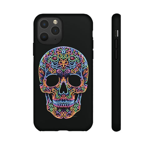 Neon Skull LSD - Dual-Layered Phone Case