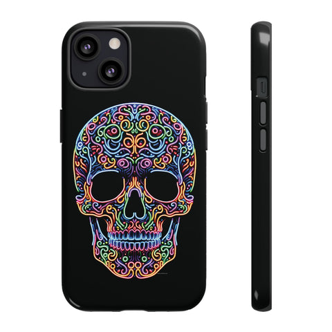 Neon Skull LSD - Dual-Layered Phone Case